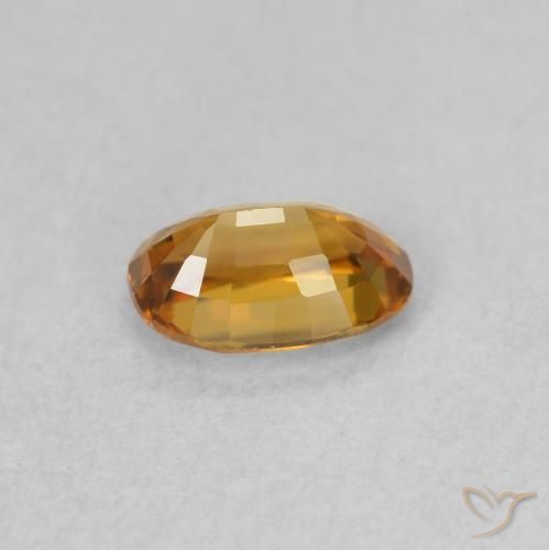 9,17 ctw natürlicher Mittelorange Zirkon, Oval, VVS