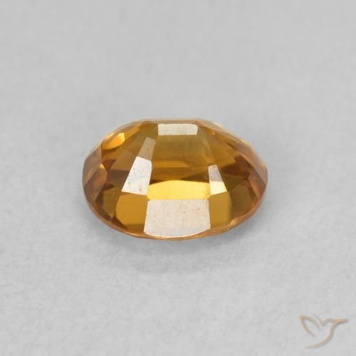 9,17 ctw natürlicher Mittelorange Zirkon, Oval, VVS