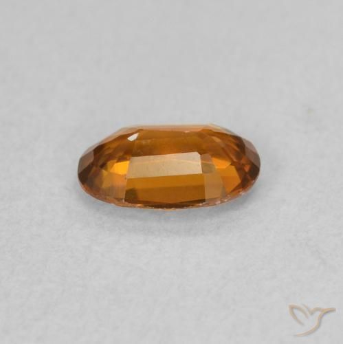 9,17 ctw natürlicher Mittelorange Zirkon, Oval, VVS