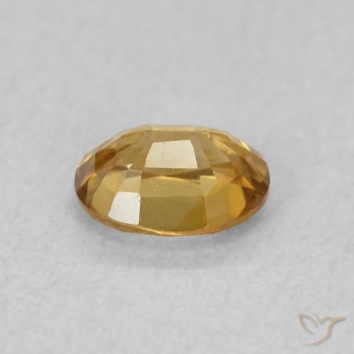 9,17 ctw natürlicher Champagner Zirkon, Oval, VVS
