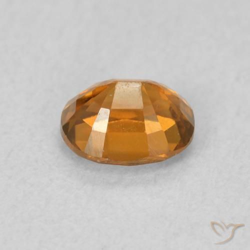 9,17 ctw natürlicher Mittelorange Zirkon, Oval, VVS