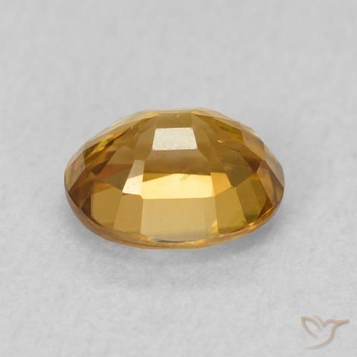 9,17 ctw natürlicher Golden Zirkon, Oval, VS
