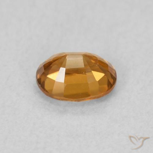 9,17 ctw natürlicher gold-braun Zirkon, Oval, VVS