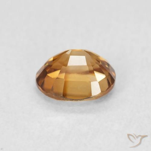 9,17 ctw natürlicher Mittelorange Zirkon, Oval, VVS