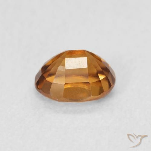 9,17 ctw natürlicher Mittelorange Zirkon, Oval, VVS-VS