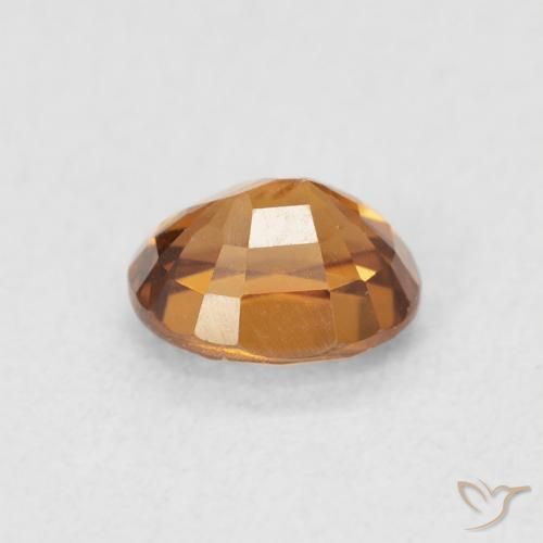 9,17 ctw natürlicher Mittelorange Zirkon, Oval, VVS-VS