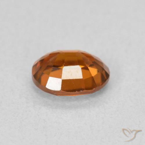 9,17 ctw natürlicher Mittelorange Zirkon, Oval, VVS-VS