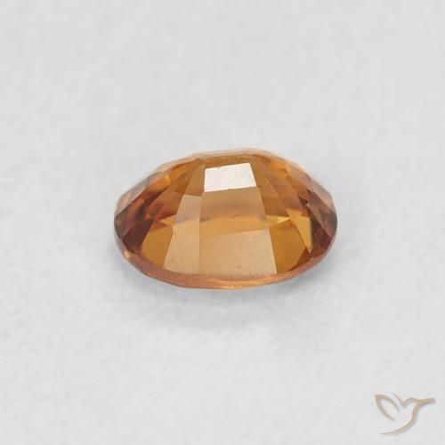 9,17 ctw natürlicher Mittelorange Zirkon, Oval, VVS