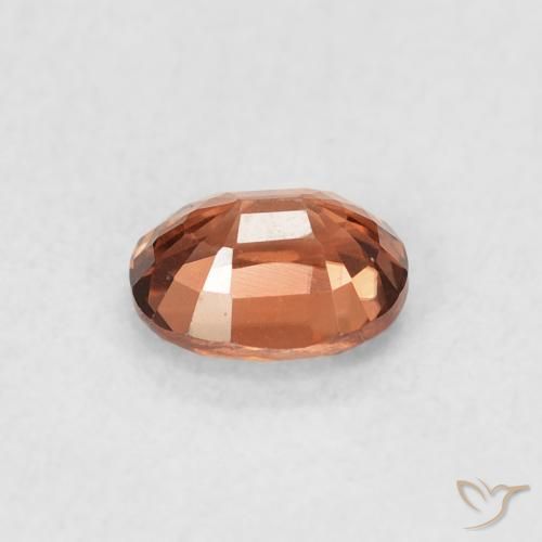 9,17 ctw natürlicher Medium Dark-Orange Zirkon, Oval, VVS