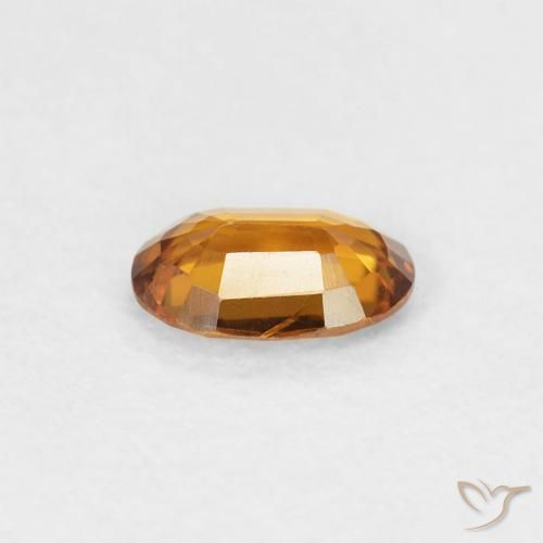 9,17 ctw natürlicher Mittelorange Zirkon, Oval, VVS
