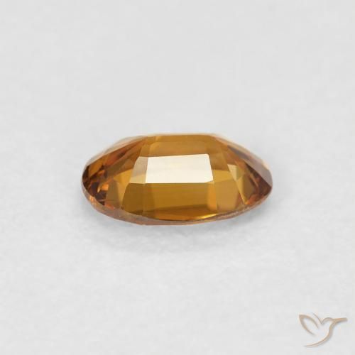 9,17 ctw natürlicher Mittelorange Zirkon, Oval, VVS-VS