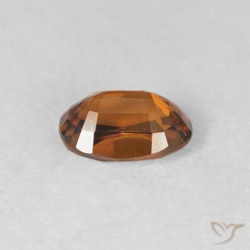 9,17 ctw natürlicher bräunlich-orange Zirkon, Oval, VVS