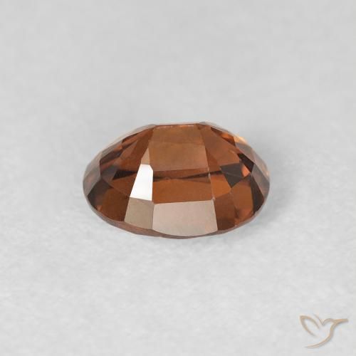 9,17 ctw natürlicher tieforange Zirkon, Oval, VVS