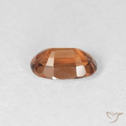 9,17 ctw natürlicher tieforange Zirkon, Oval, VVS