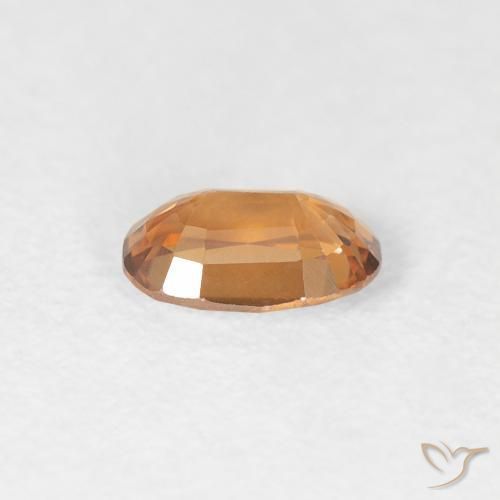 9,17 ctw natürlicher Mittelorange Zirkon, Oval, VVS