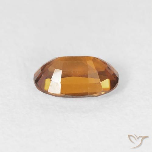 9,17 ctw natürlicher Erde Orange Zirkon, Oval, VVS