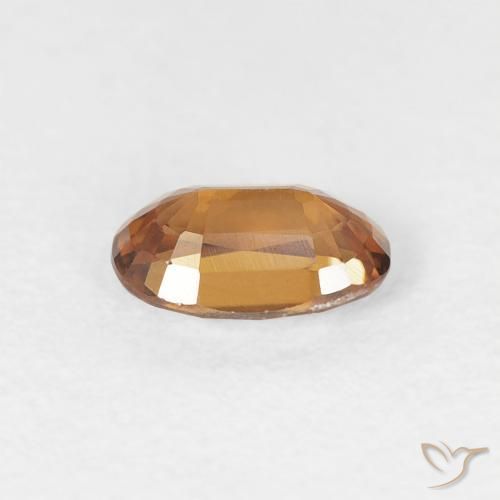 9,17 ctw natürlicher Mittelorange Zirkon, Oval, VVS