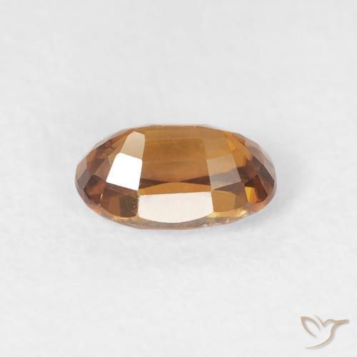 9,17 ctw natürlicher Mittelorange Zirkon, Oval, VVS