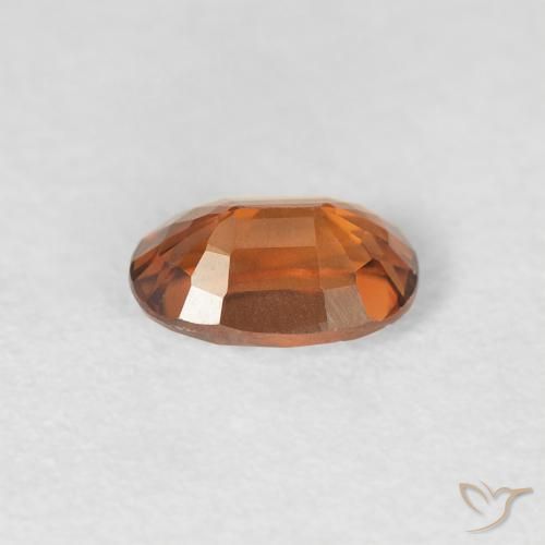 9,17 ctw natürlicher Medium Dark-Orange Zirkon, Oval, VVS