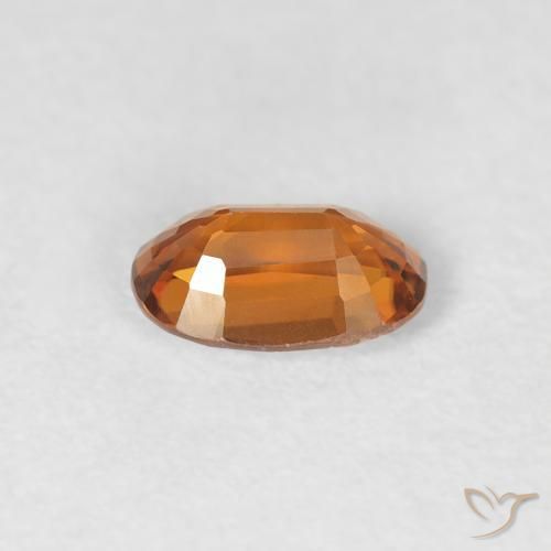 9,17 ctw natürlicher Medium Dark-Orange Zirkon, Oval, VVS