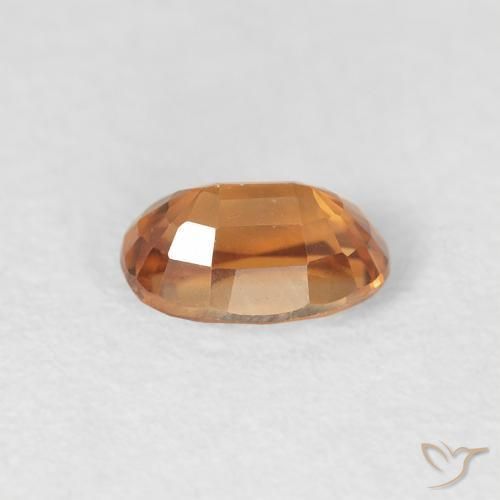 9,17 ctw natürlicher Mittelorange Zirkon, Oval, VVS