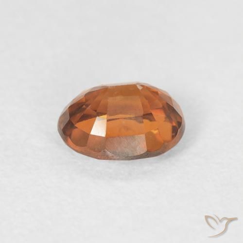 9,17 ctw natürlicher Mittelorange Zirkon, Oval, VVS-VS