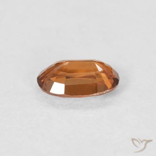 9,17 ctw natürlicher bräunlich-orange Zirkon, Oval, VVS