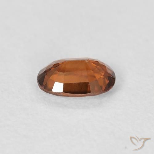 9,17 ctw natürlicher tieforange Zirkon, Oval, VVS
