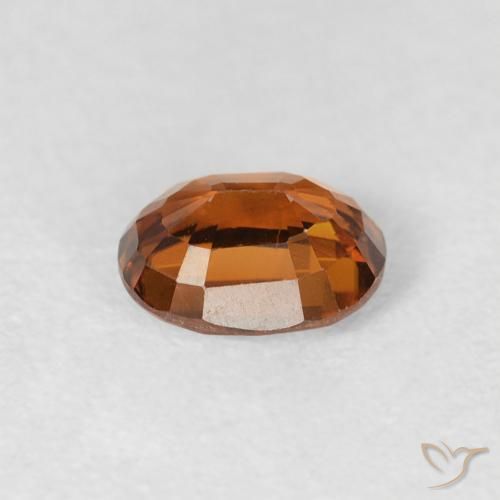 9,17 ctw natürlicher Medium Dark-Orange Zirkon, Oval, VVS-VS