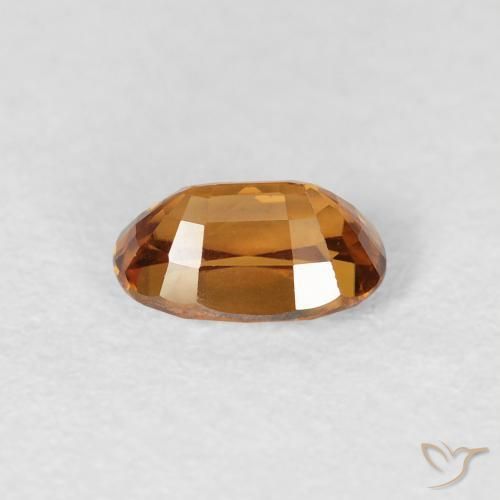 9,17 ctw natürlicher Erde Orange Zirkon, Oval, VVS