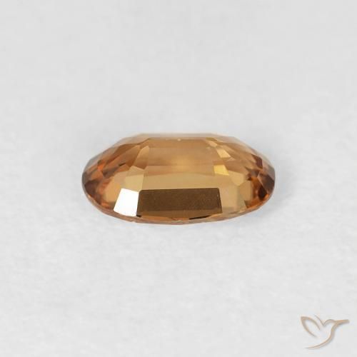 9,17 ctw natürlicher Mittelorange Zirkon, Oval, VVS-VS