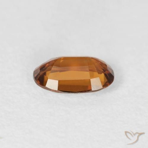 9,17 ctw natürlicher tieforange Zirkon, Oval, VS