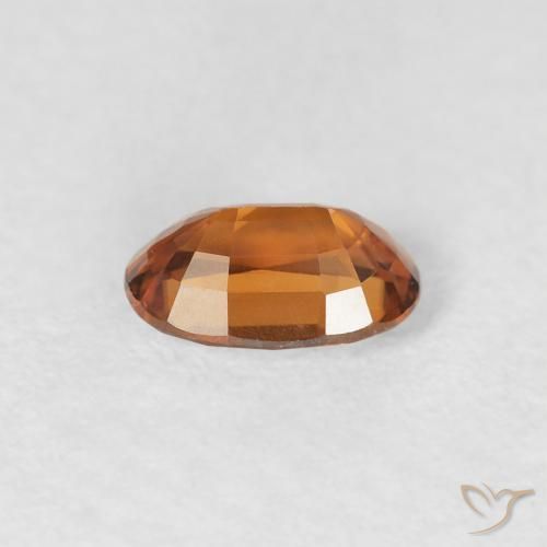 9,17 ctw natürlicher tieforange Zirkon, Oval, VS