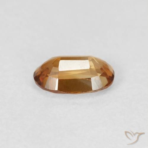 9,17 ctw natürlicher Mittelorange Zirkon, Oval, VVS-VS