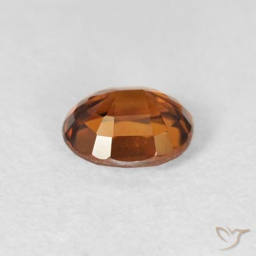 9,17 ctw natürlicher Medium Dark-Orange Zirkon, Oval, VS