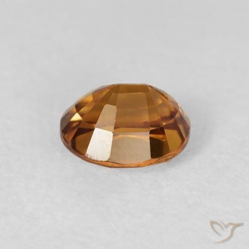 9,17 ctw natürlicher tieforange Zirkon, Oval, VS