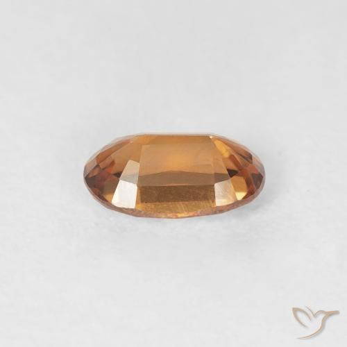 9,17 ctw natürlicher Mittelorange Zirkon, Oval, VVS