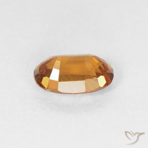 9,17 ctw natürlicher Mittelorange Zirkon, Oval, VVS