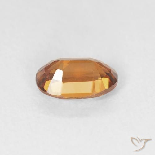 9,17 ctw natürlicher orange-braun Zirkon, Oval, VVS