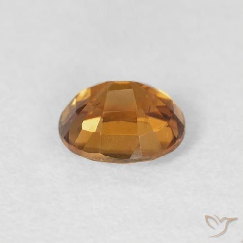 9,17 ctw natürlicher Mittelorange Zirkon, Oval, VS