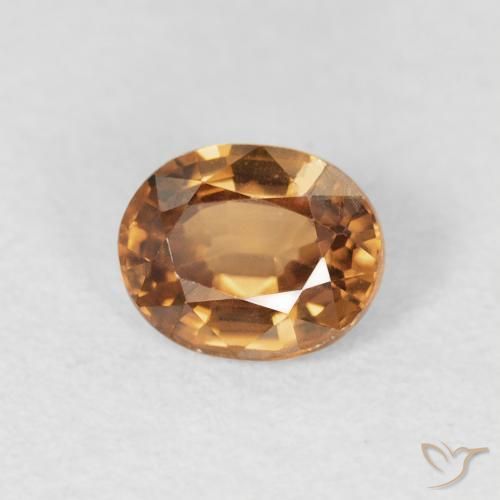 9,17 ctw natürlicher Mittelorange Zirkon, Oval, VS