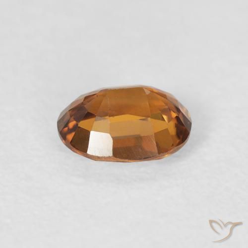 9,17 ctw natürlicher orange-braun Zirkon, Oval, VS