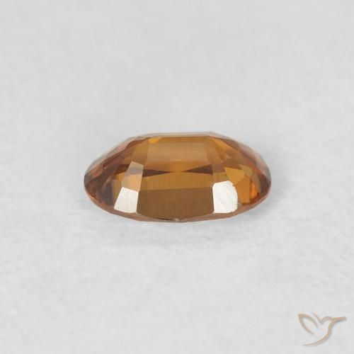 9,17 ctw natürlicher Mittelorange Zirkon, Oval, VVS-VS