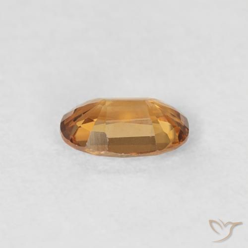 9,17 ctw natürlicher Mittelorange Zirkon, Oval, VVS-VS