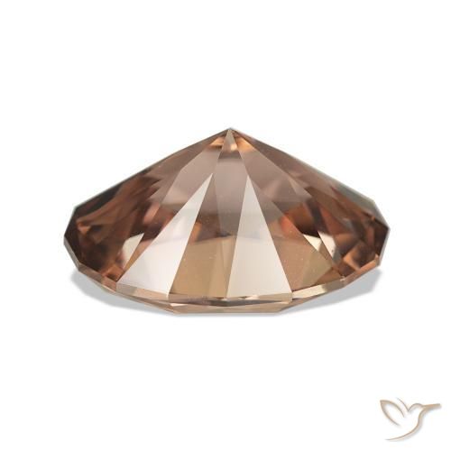 9,17 ctw natürlicher Mittel braun Zirkon, Oval, VVS-VS