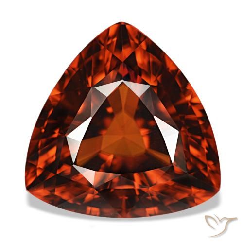 11,34 ctw natürlicher roter Zirkon, Trillion, VVS