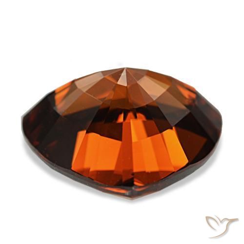 11,34 ctw natürlicher roter Zirkon, Trillion, VVS